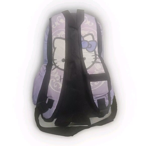 Sanrio Hello Kitty Patterned BackPack Bag Purple Back To School - Picture 2 of 7